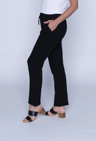 Viv Cotton Gauze Pant (Black)