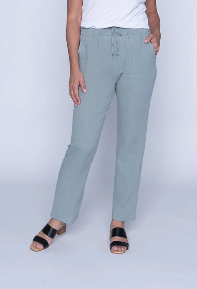 Viv Cotton Gauze Pant (Sage)