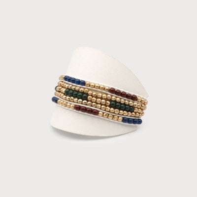 Eliza Beaded Magnetic Clasp Bracelet - 2 Colour Options