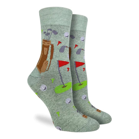 Golf Green Good Luck Socks