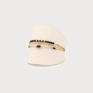 Vicky Stainless Steel 3 Row Bracelet - 2 Colour Options