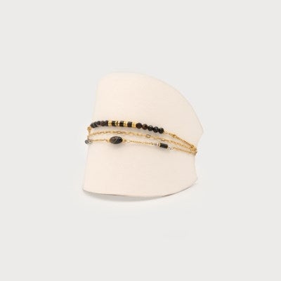 Vicky Stainless Steel 3 Row Bracelet - 2 Colour Options