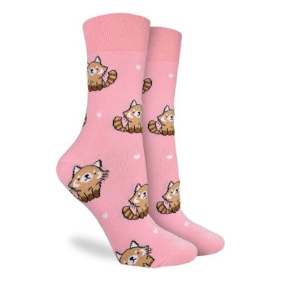 Cute Red Panda Good Luck Socks