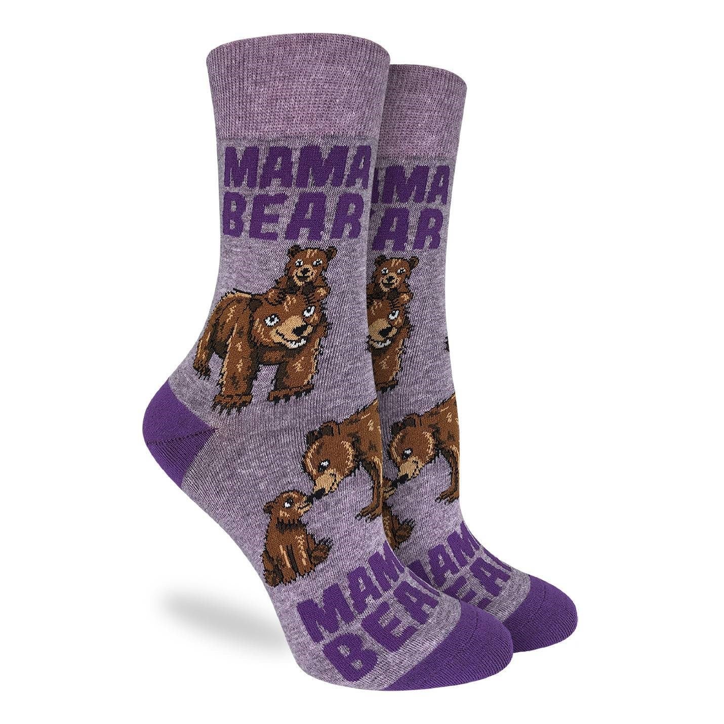 Mama Bear Good Luck Socks