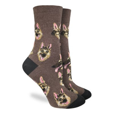 German Shepherd Good Luck Socks