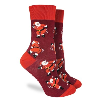 Dancing Santa Good Luck Socks