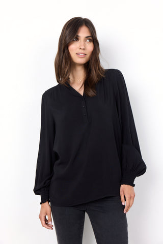 Radia Long Sleeve Blouse (Black)