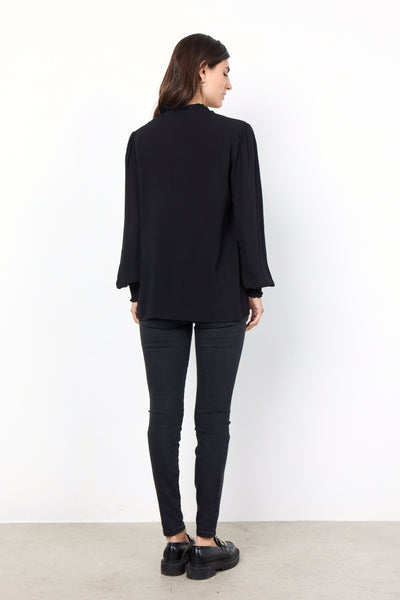 Radia Long Sleeve Blouse (Black)