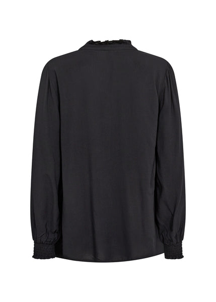 Radia Long Sleeve Blouse (Black)