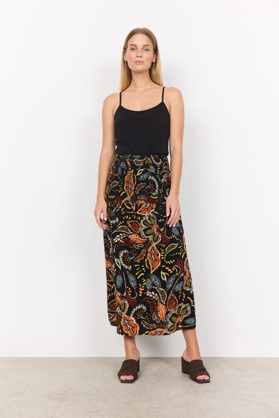 Emine Patterned Halter Dress / Skirt