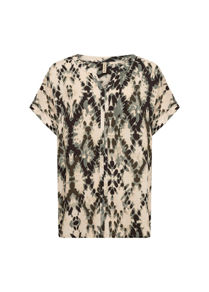 Pontida Patterned Blouse (Misty)