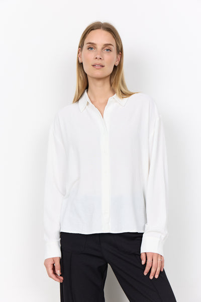 Cath Chiffon Blouse (White)