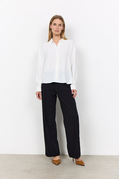 Cath Chiffon Blouse (White)