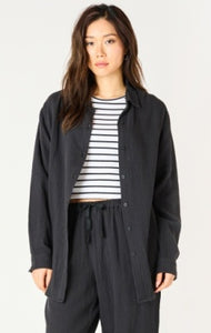 Marlie Cotton Gauze Blouse (Black)