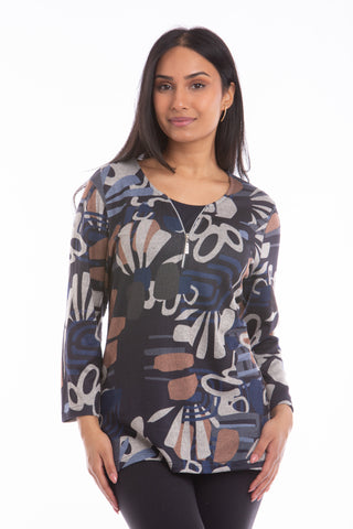Ava Patterned Top