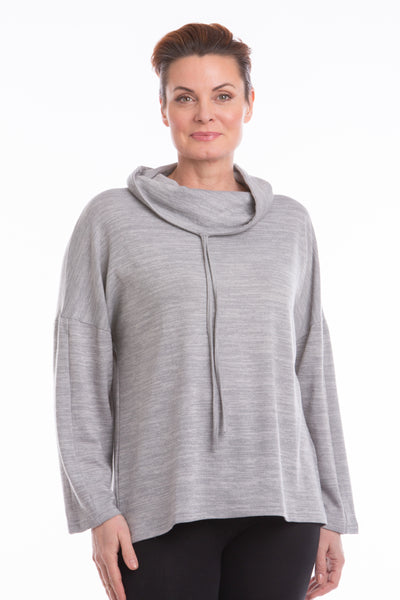 Gayle Cowl Sweater (Grey)