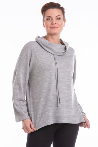 Gayle Cowl Sweater (Grey)