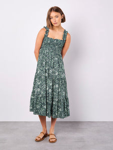 Kara Ditsy Midi Dress