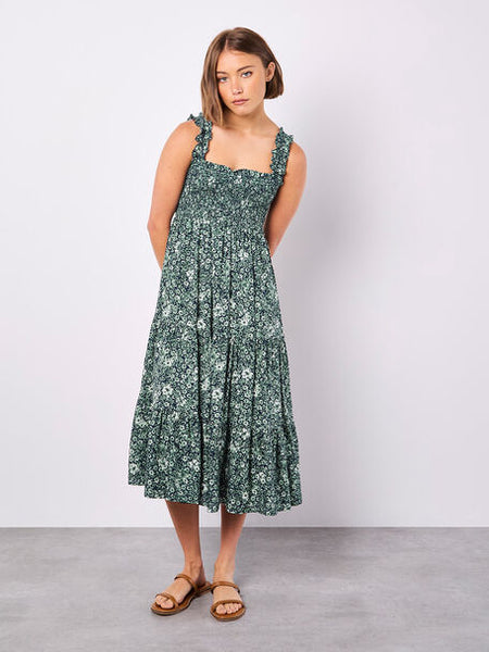 Kara Ditsy Midi Dress