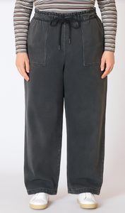 PLUS Madison Wide Leg Denim Pant (Washed Black)