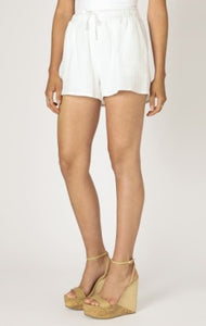 Marlie Cotton Gauze Shorts (Off White)