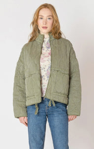 Aurelia Quilted Jacket (Olive)