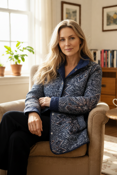 Mathilde Reversible Jacket (Navy)