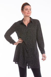 Hilda Long Polka Dot Blouse