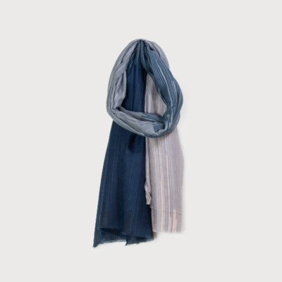 Maeve Two Tone Striped Scarf - 3 Colour Options