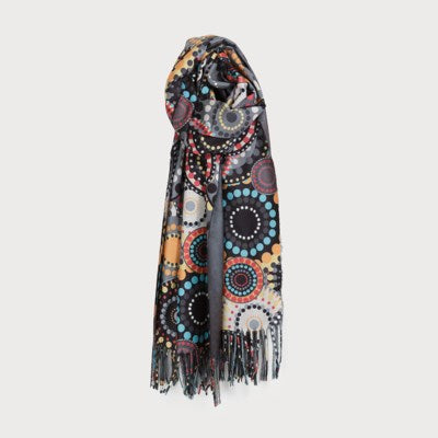 Carla Geometric Print Scarf