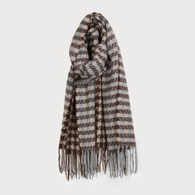 Wrenley Houndstooth Scarf - 2 Colour Options