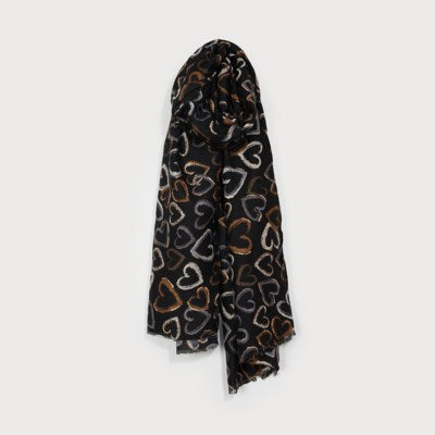 Edith Heart Scarf - 2 Colour Options