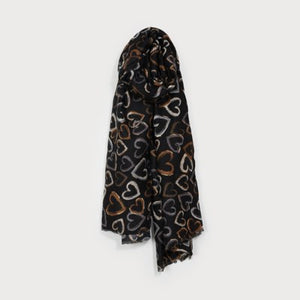 Edith Heart Scarf - 2 Colour Options