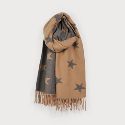 Marnie Reversible Star Scarf - 2 Colour Options
