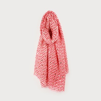 Emma Foil Heart Scarf - 3 Colour Options