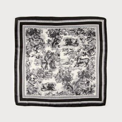 Satin Square Head / Neck Scarf - 2 Colour Options
