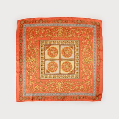 Satin Square Paisley Head / Neck Scarf - 2 Colour Options