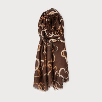 Jeannie Metallic Heart Scarf - 3 Colour Options