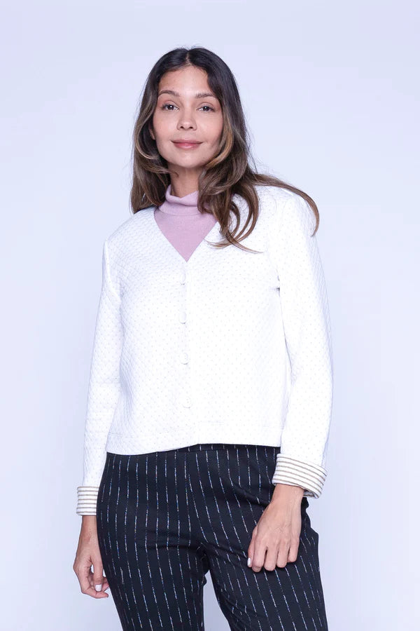 Willa Quilted Jacket (White)