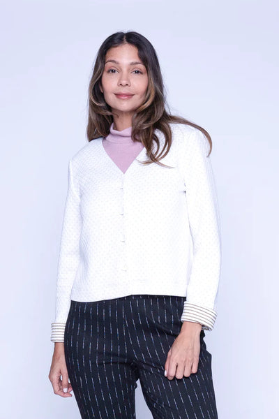 Willa Quilted Jacket (White)
