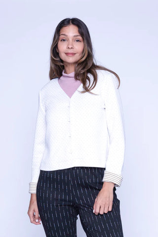 Willa Quilted Jacket (White)