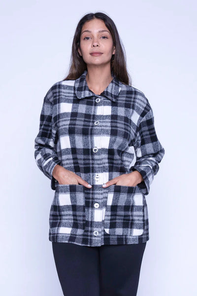 Noa Plaid Shirt Jacket