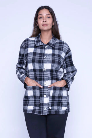 Noa Plaid Shirt Jacket