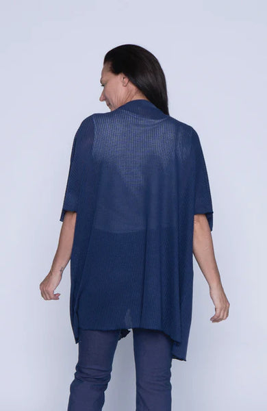 Laila Open Knit Cardigan (Navy)