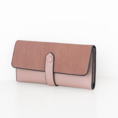 Ellie Corduroy Effect Wallet - 6 Colour Options