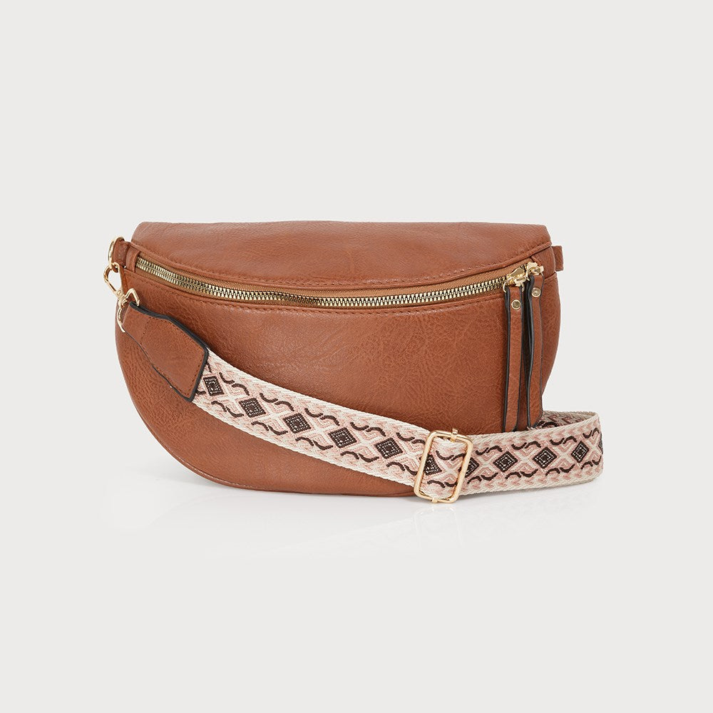 Sammie Guitar Strap Bag 4 Colour Options Camel