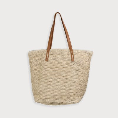 Morgan Large Raffia Tote - 4 Colour Options