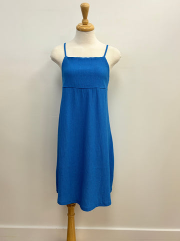 Rosa Crepe Dress (Palace Blue)