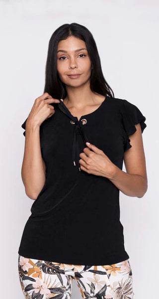 Ronnie Slinky Top (Black)