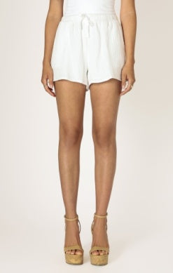 Marlie Cotton Gauze Shorts (Off White)